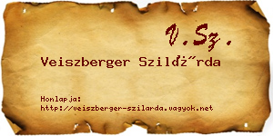 Veiszberger Szilárda névjegykártya